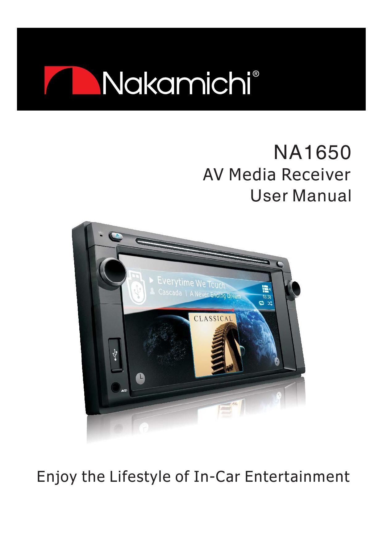 Nakamichi NA 1650 Owners Manual