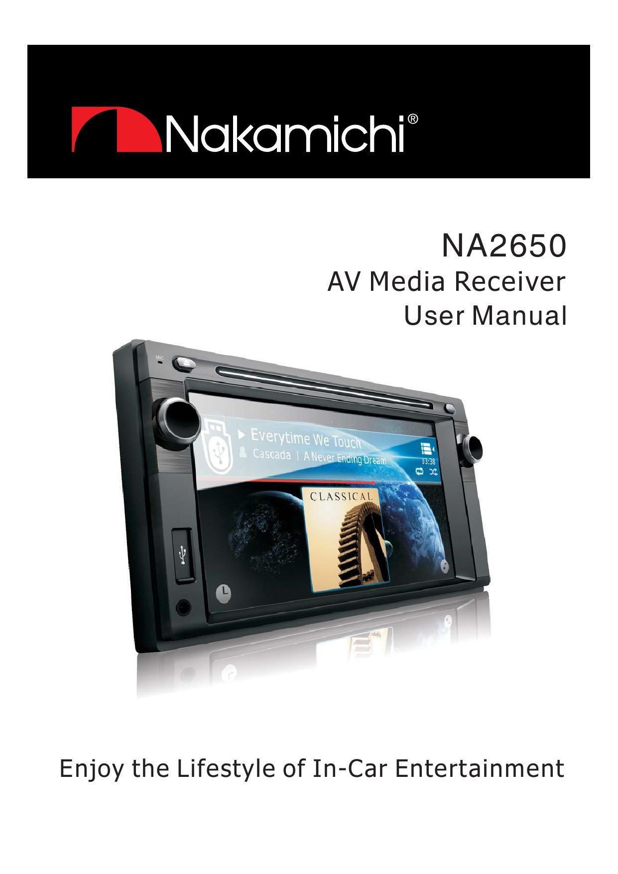 Nakamichi NA 2650 Owners Manual