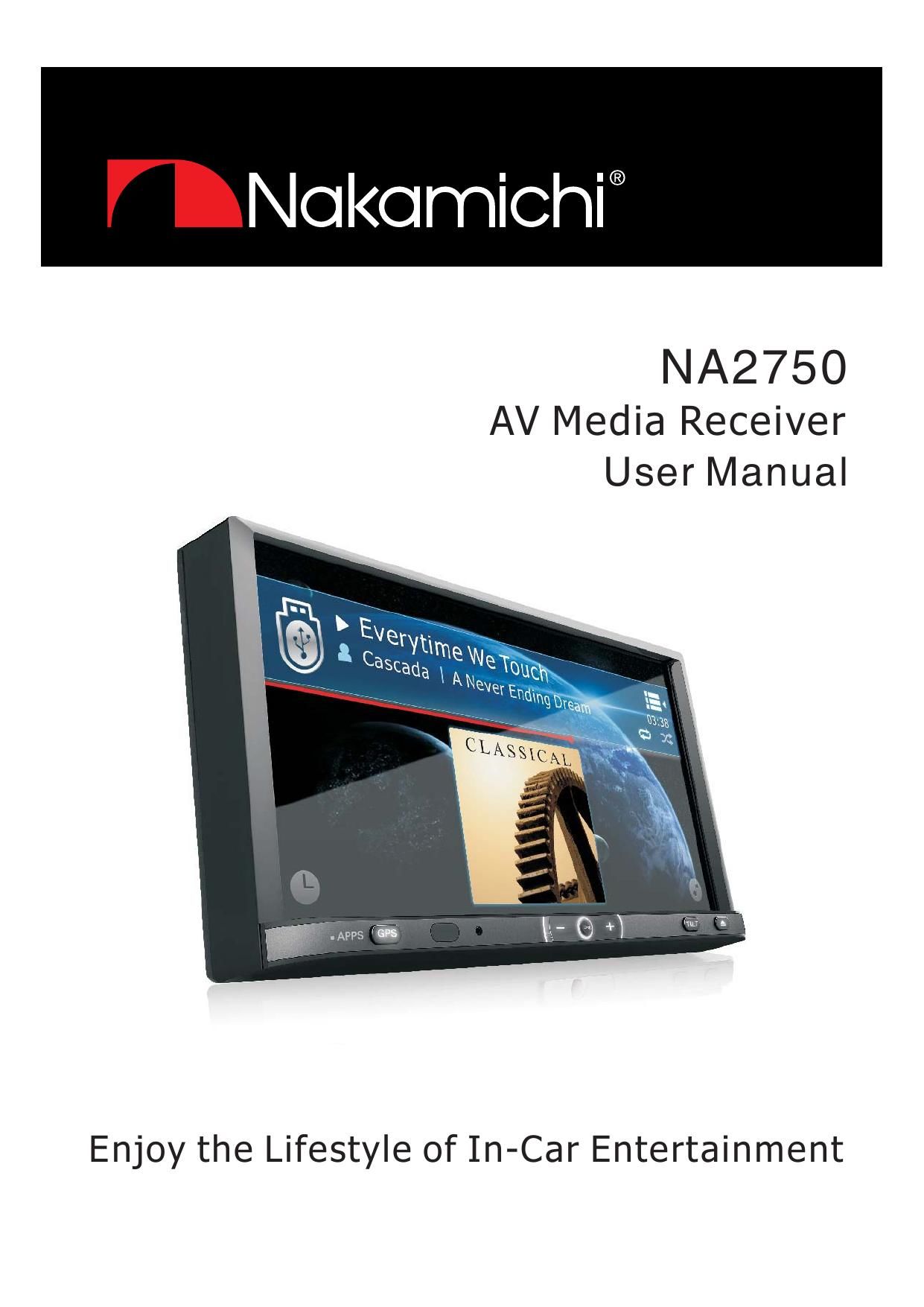 Nakamichi NA 2750 Owners Manual