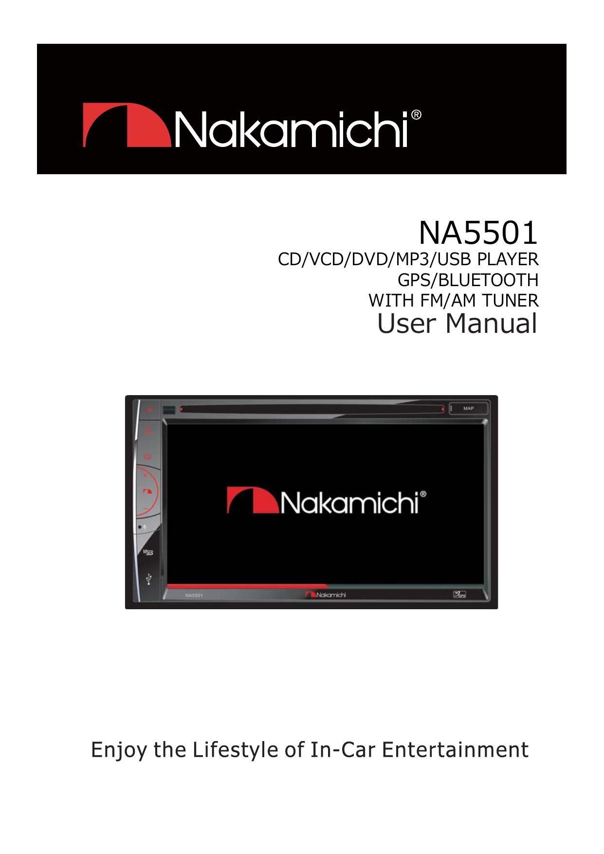 Nakamichi NA 5501 Owners Manual
