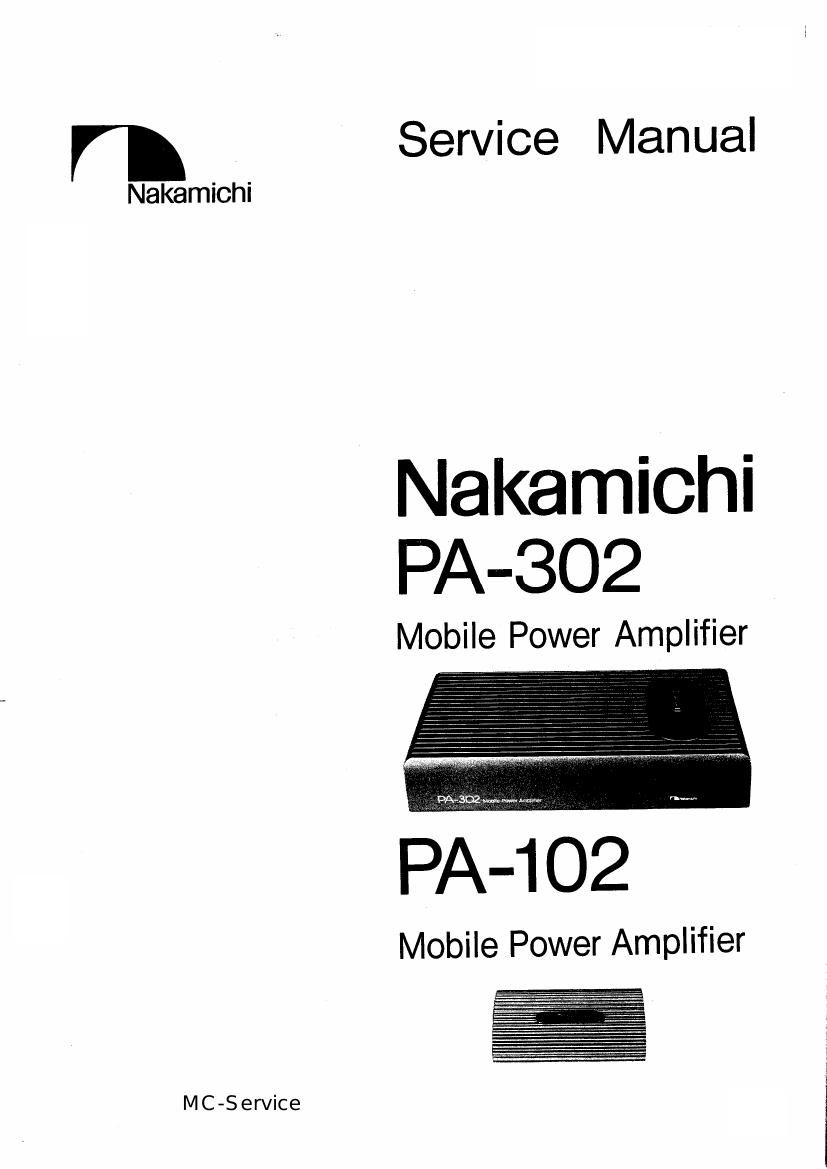 Nakamichi PA302 pwr sch