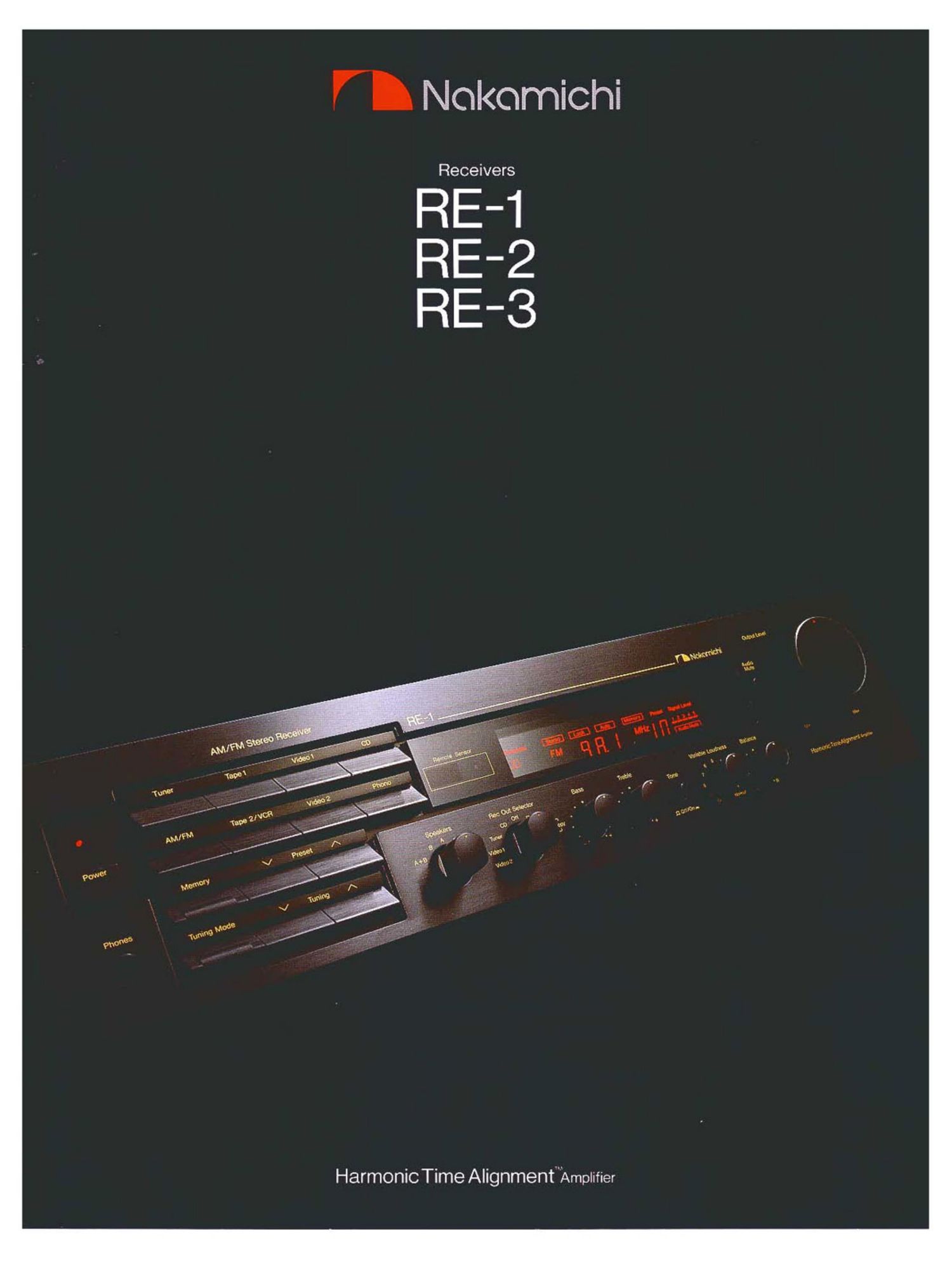 Nakamichi RE 1 Brochure