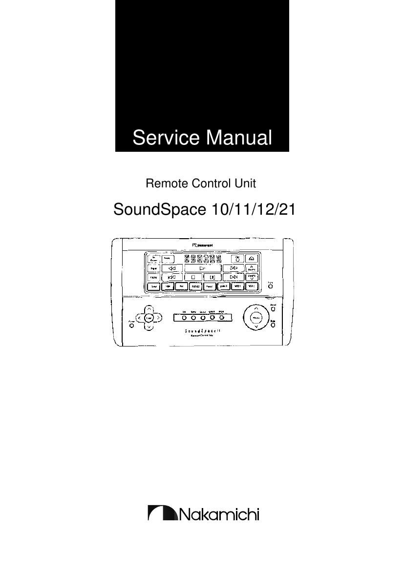 nakamichi soundspace 10 11 12 21 service manual
