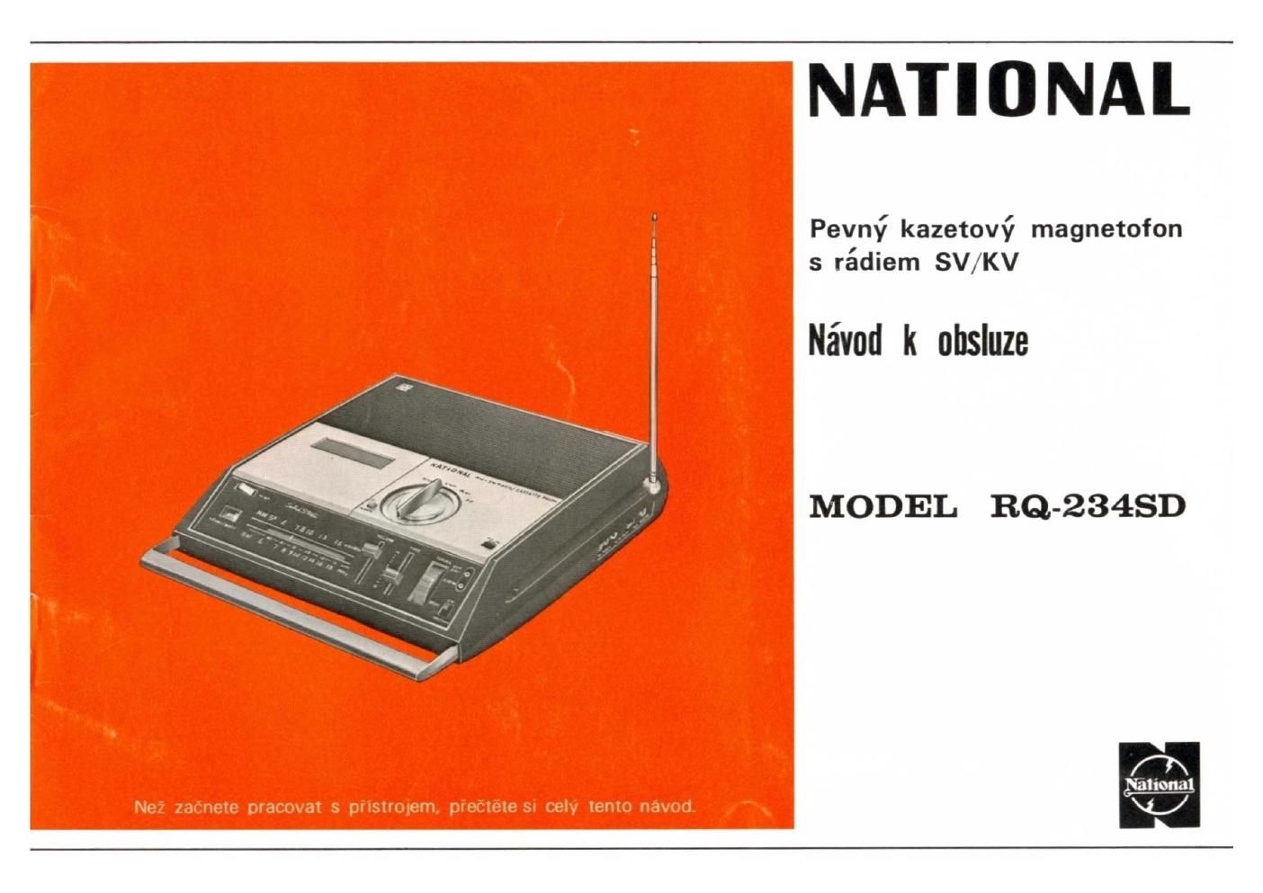 national rq 234 sd owners manual cz