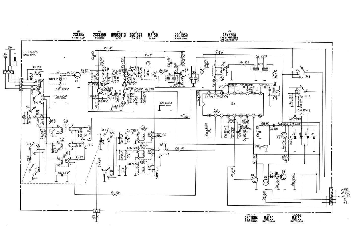 national rx c100f fa schematic en