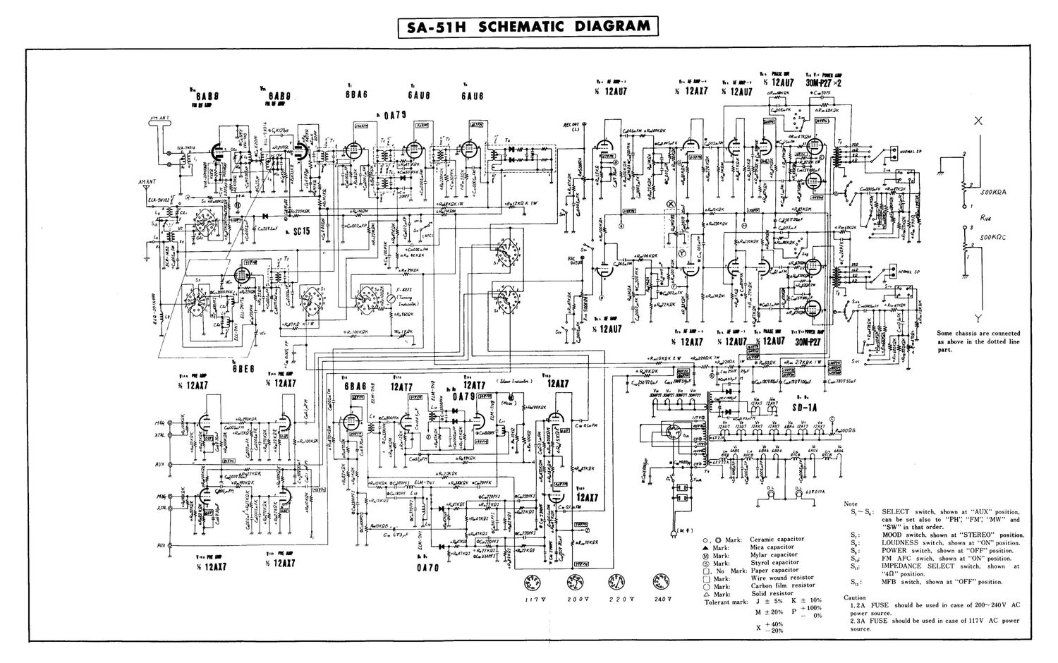 national sa 51h schematics