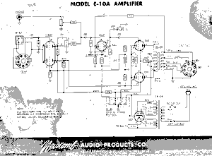 Newcomb E10A Schematic