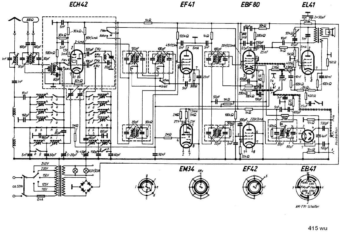 Nordmende 415 WU Schematic