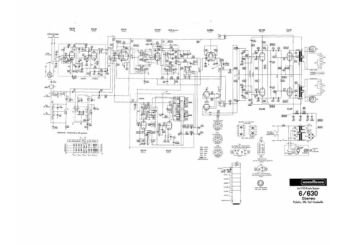 Nordmende 6 630 Schematic