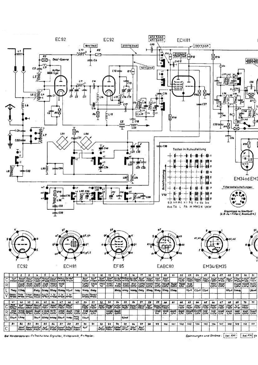 Nordmende Arabella 55 Schematic