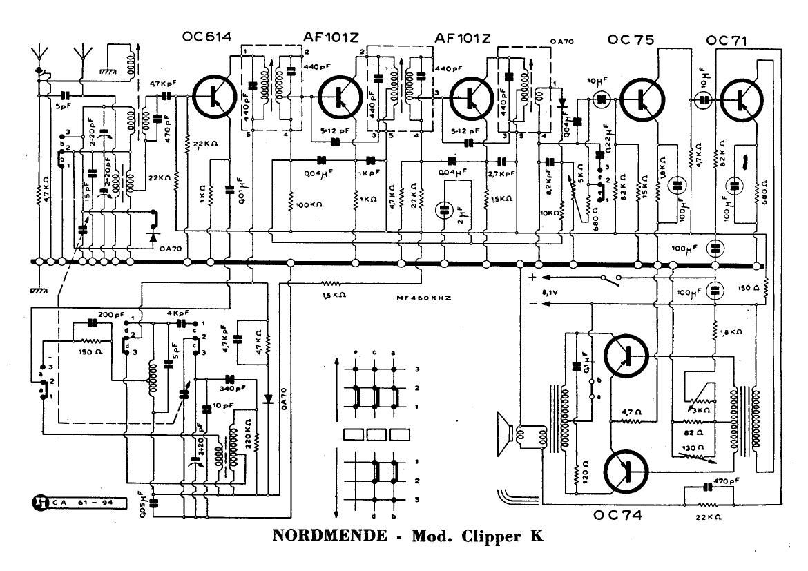 Nordmende Clipper K Schematic