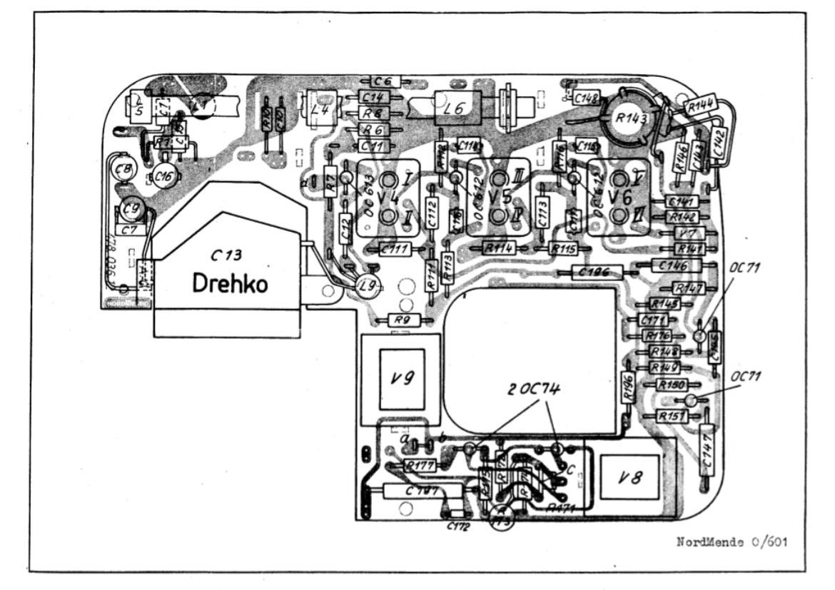 nordmende 0 601 pcb layout