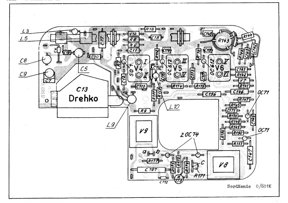 nordmende 0 601k pcb layout