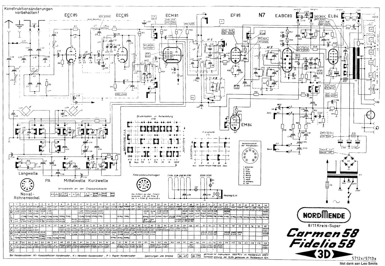 nordmende carmen 58 schematic alt