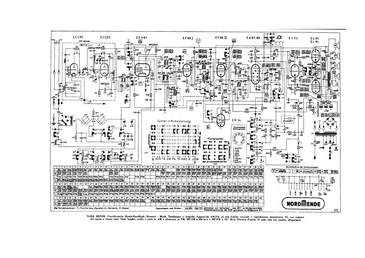 Nordmende Tannhaeuser Arabella Schematic