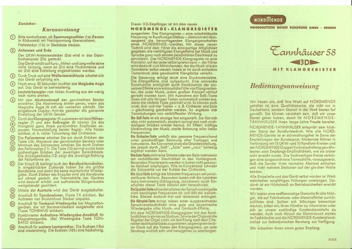 nordmende tannhaeuser 58 othello 56
