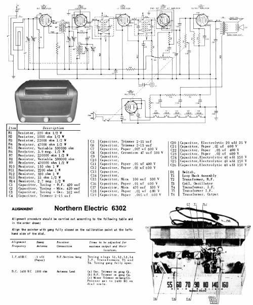 northern electric 6302