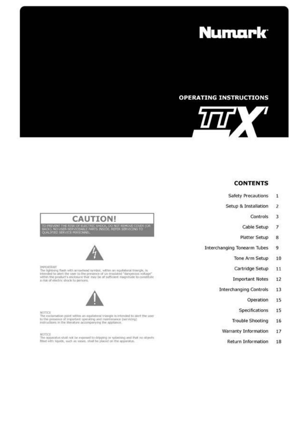 numark ttx 1 owners manual