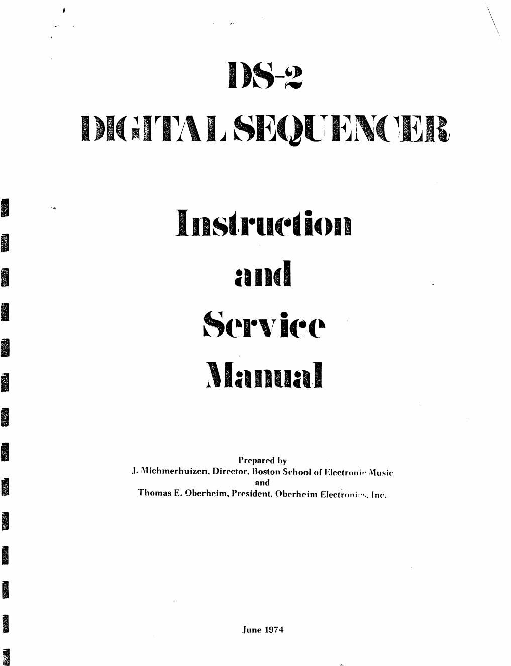oberheim ds 2 owner service manual