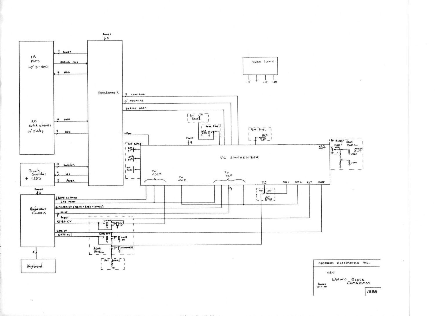 oberheim ob 1 schematics