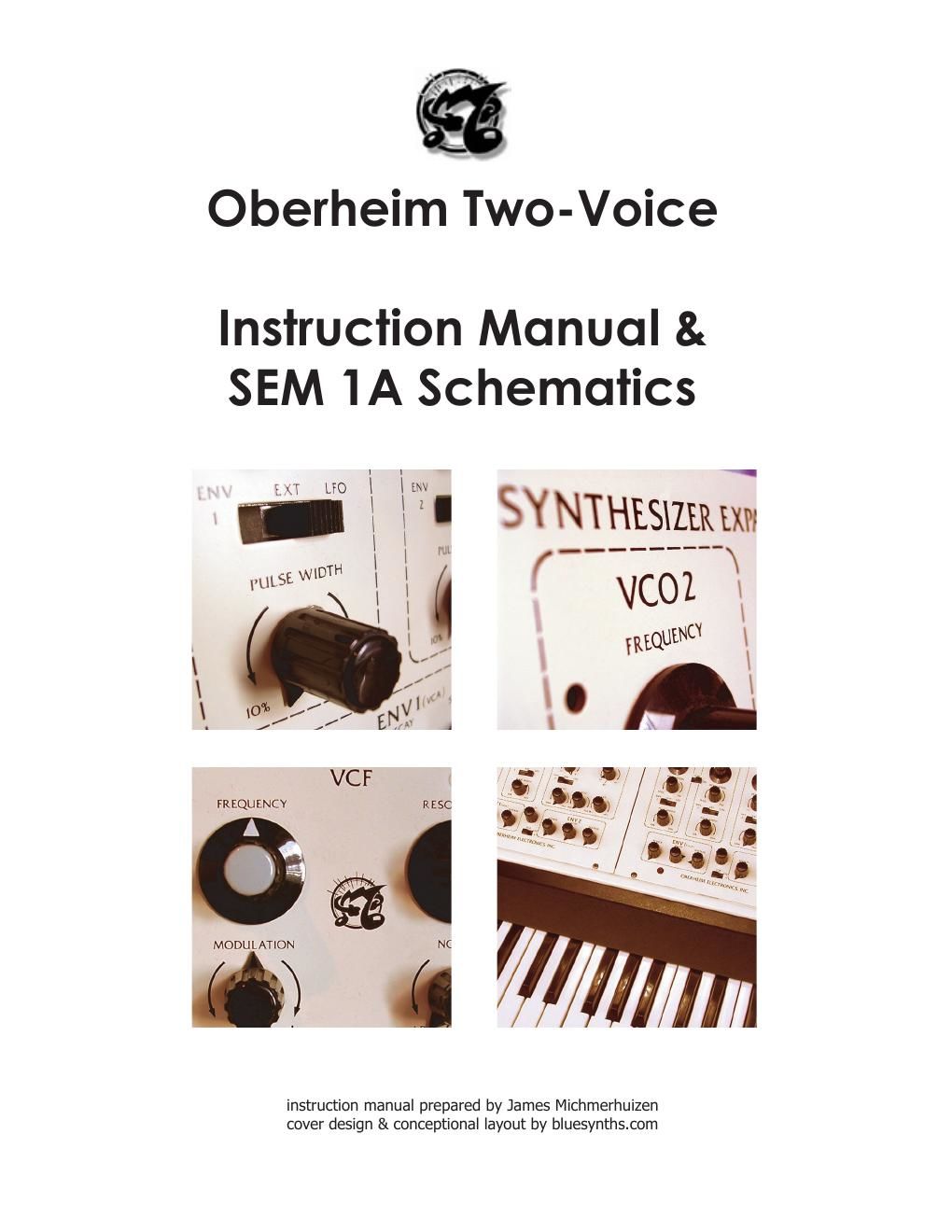 oberheim two voice service manual