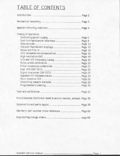 oberheim xpander service manual 2
