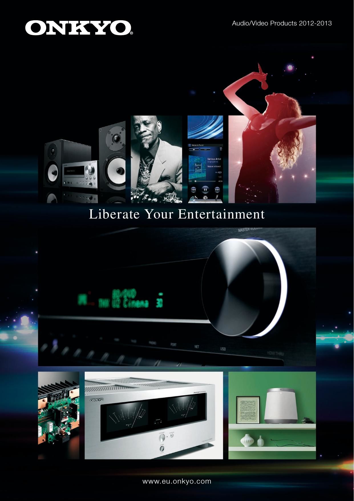 Onkyo AV PRODUCTS 2012 13 Catalog