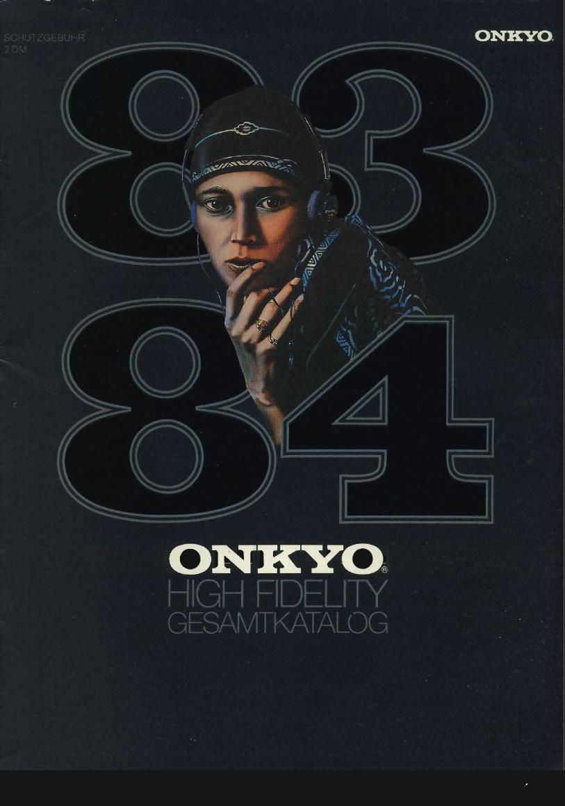 Onkyo Catalog 1983 1984