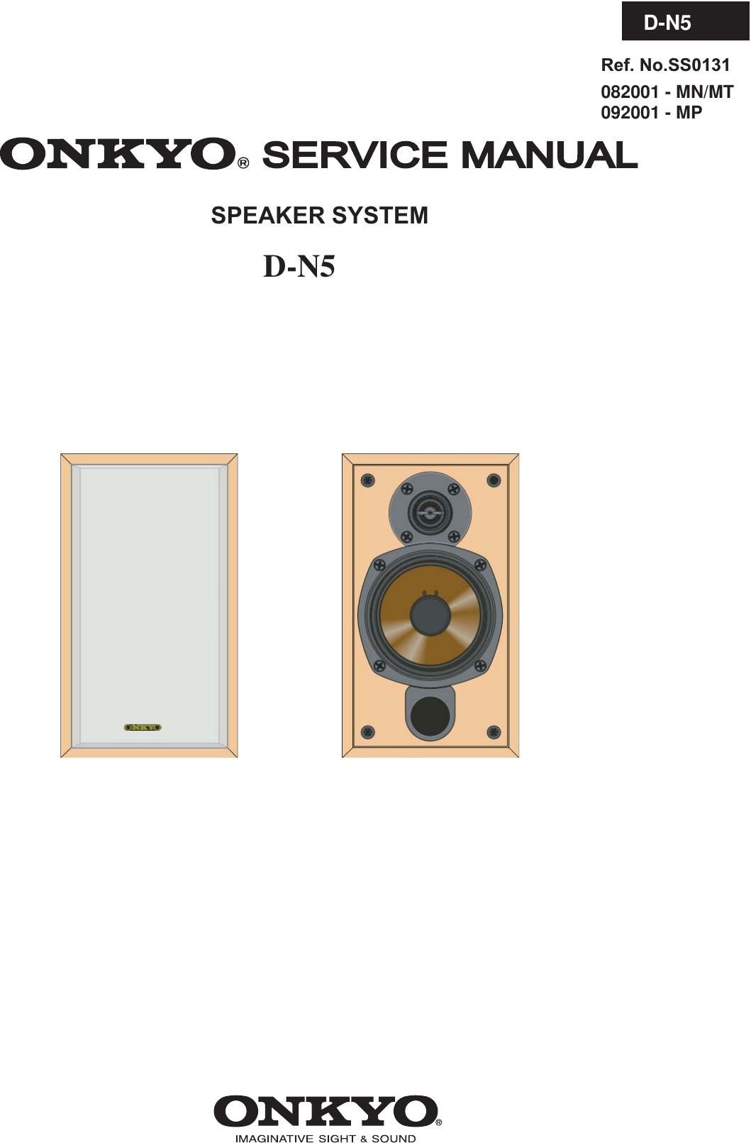 Onkyo DN 5 Service Manual