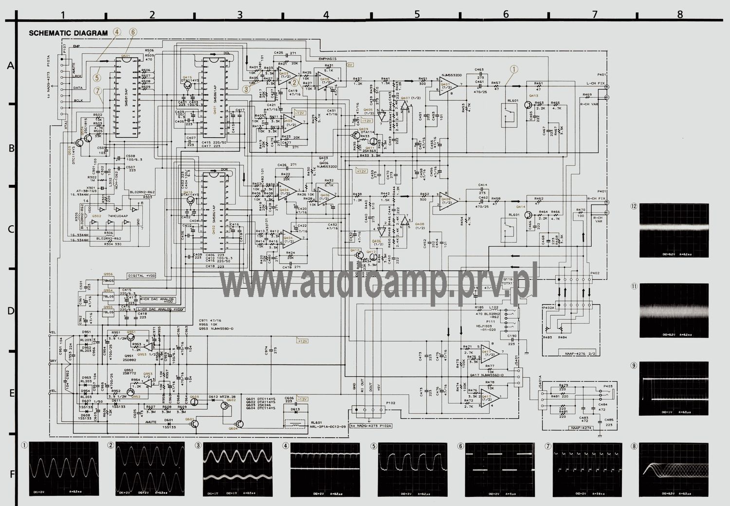 Onkyo DX 6850 Schematic
