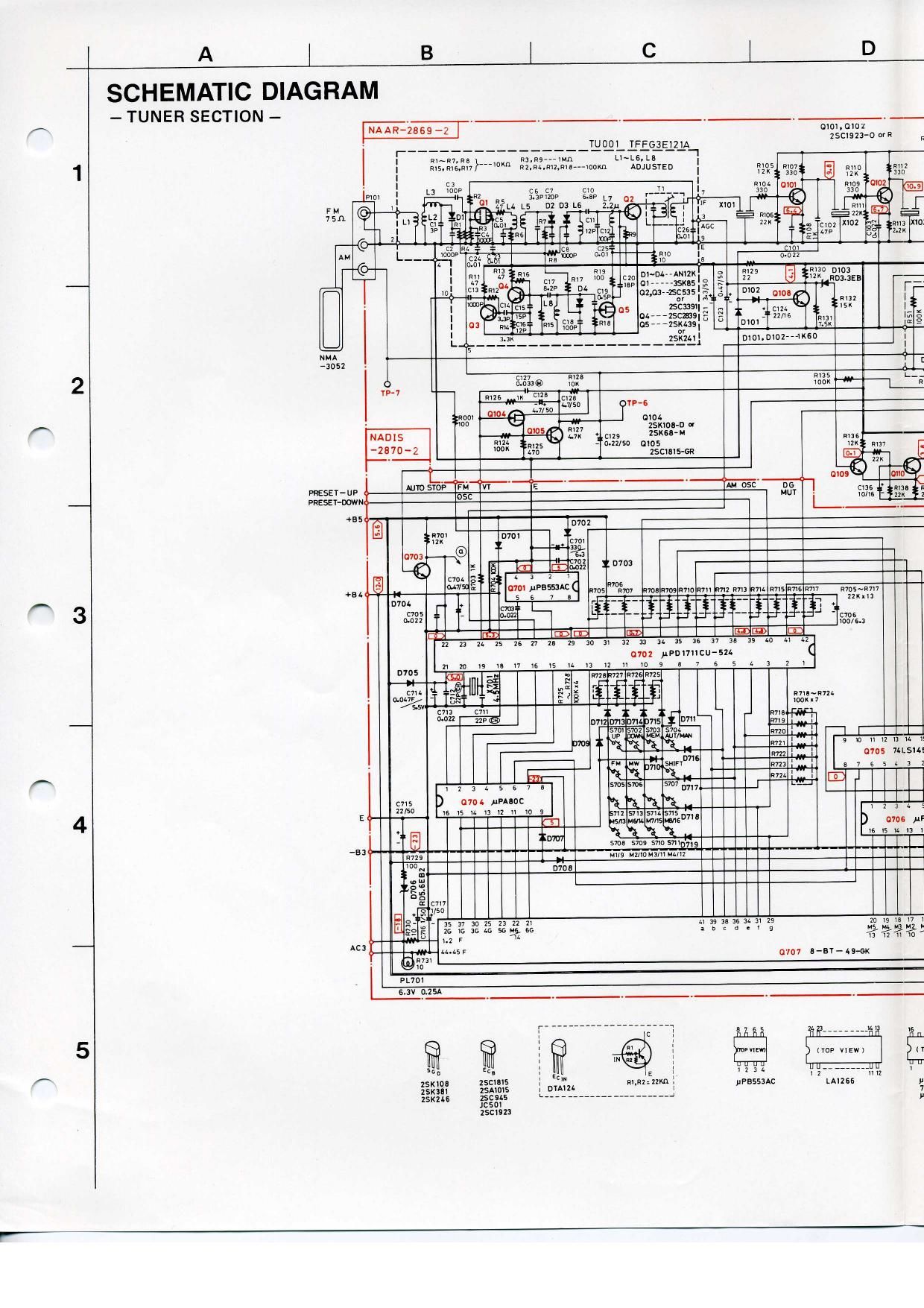 Onkyo TX 7430 Schematic