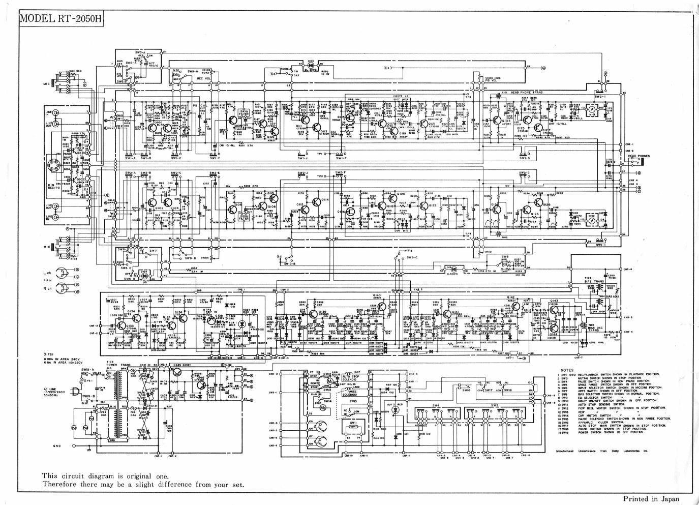 optonica rt 2050 schematic