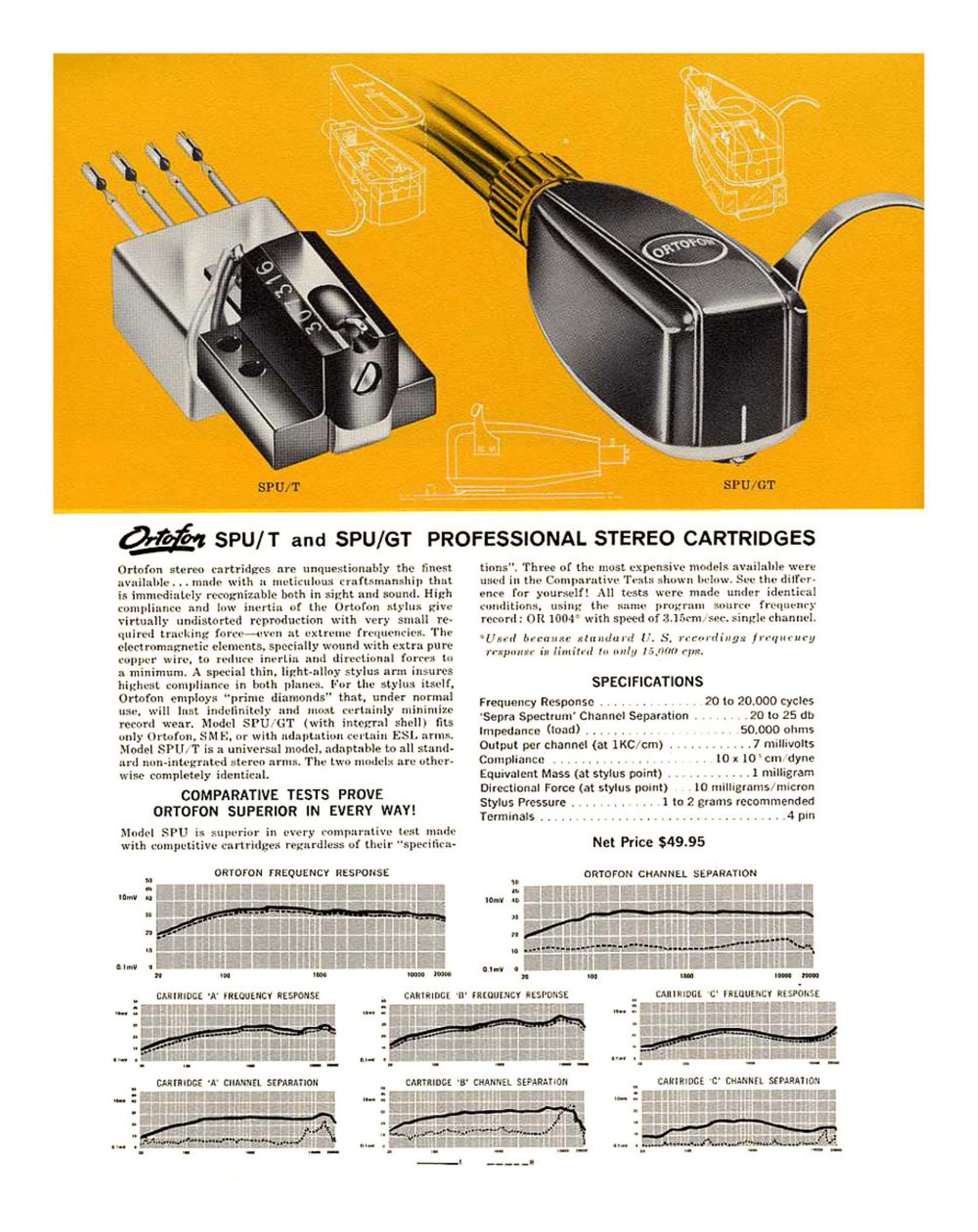 ortofon spu g gt brochure