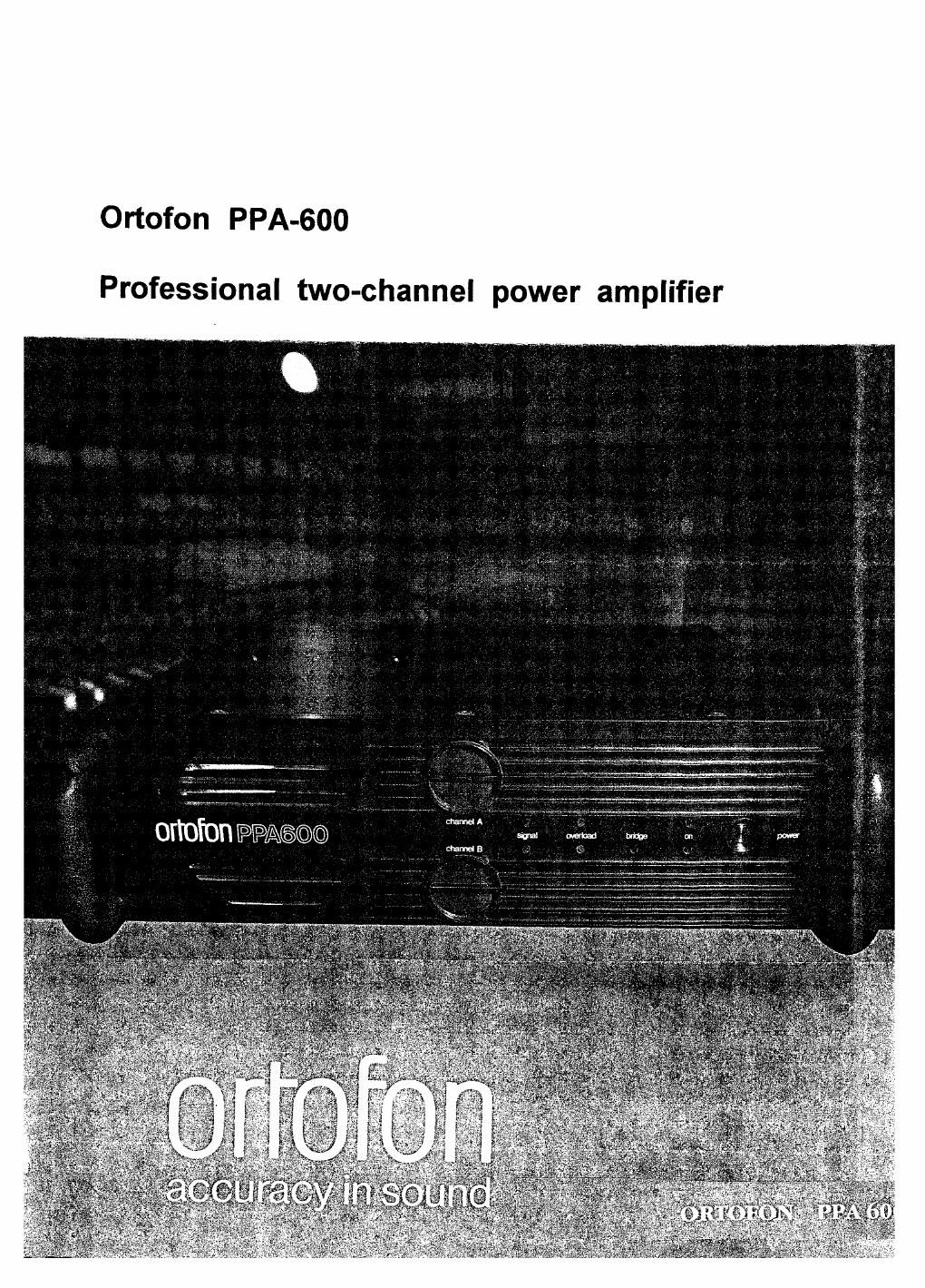 Ortofon PPA 600