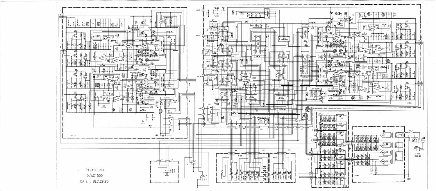 parasound d ac 1500 schematic