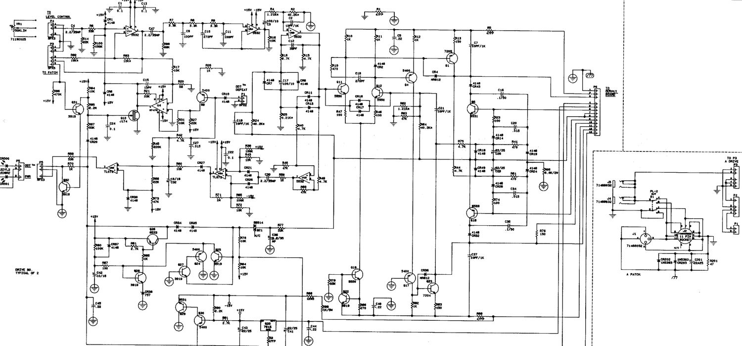 Peavey CS 400X Schematics