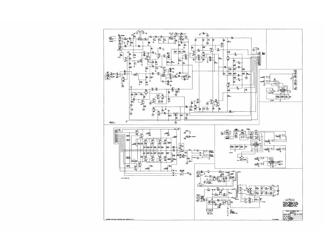 Peavey CS 800 5 90 Schematic