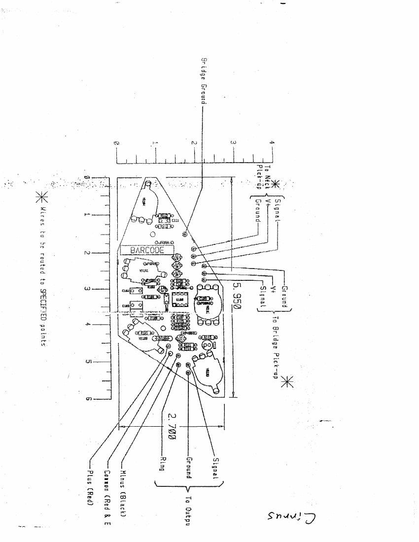 Peavey Cirrus Bass Preamp Schematic