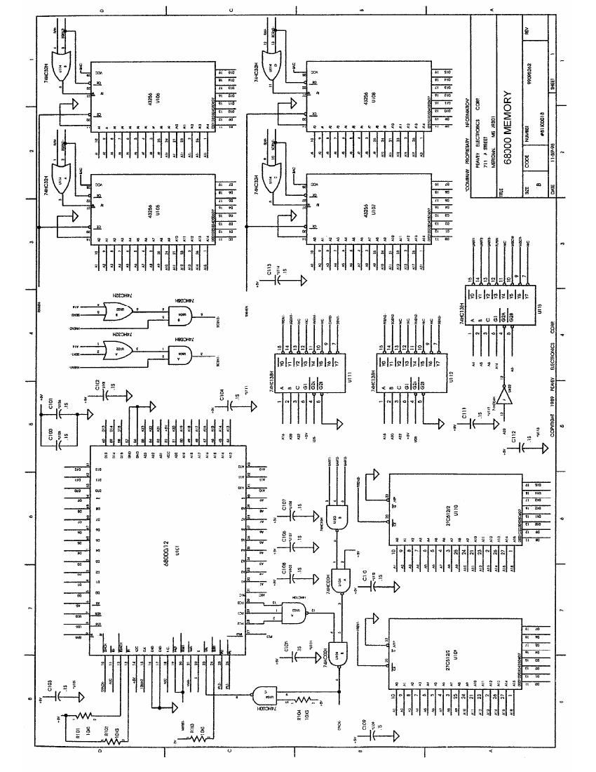 Peavey DPM3 Memory Schematics