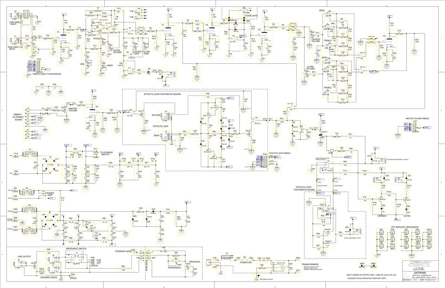 Peavey JSX 120 Service Manual