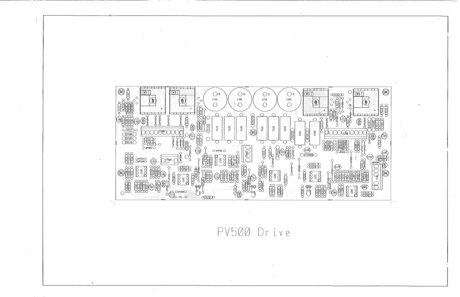 Peavey PV 500 Schematics