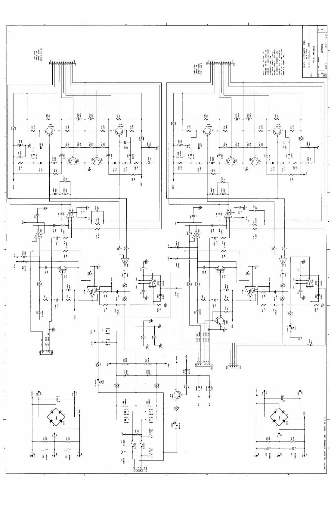 Peavey PV 8 5C Service Manual