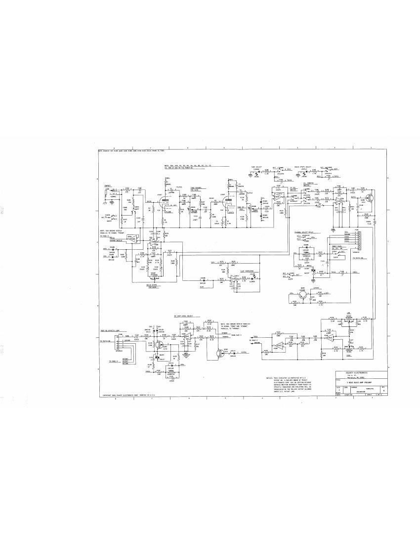 Peavey T Max Bass Schematics