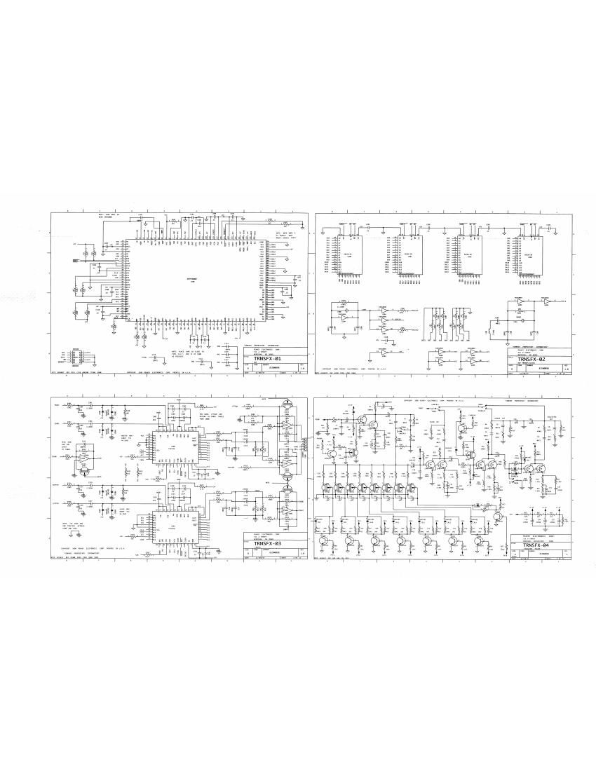 Peavey Transfex Pro 212 Schematics