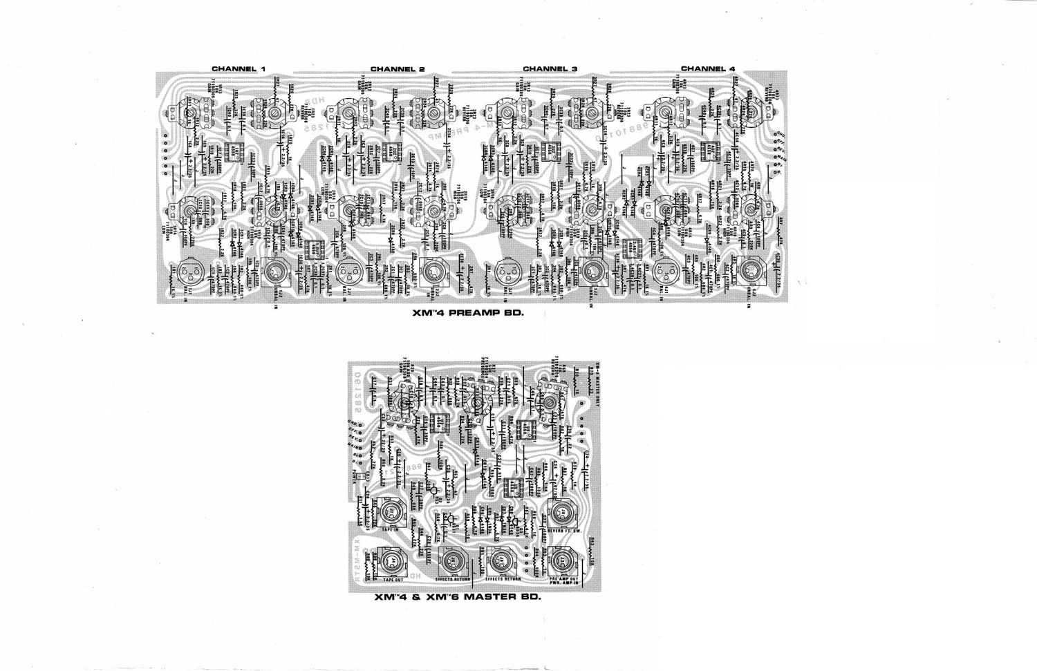 Peavey XM 4 Schematics