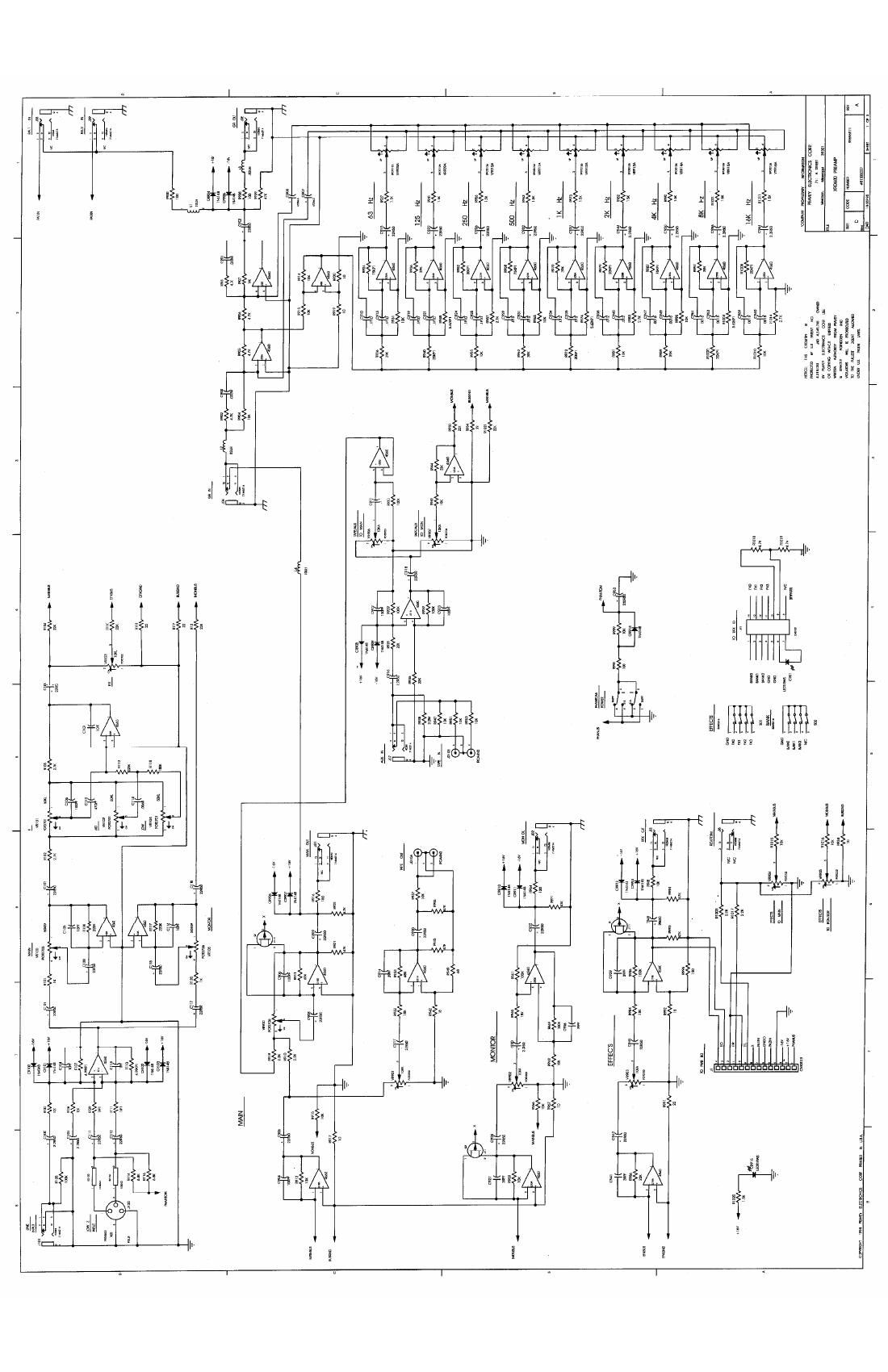 Peavey XRD 680D Preamp Schematics