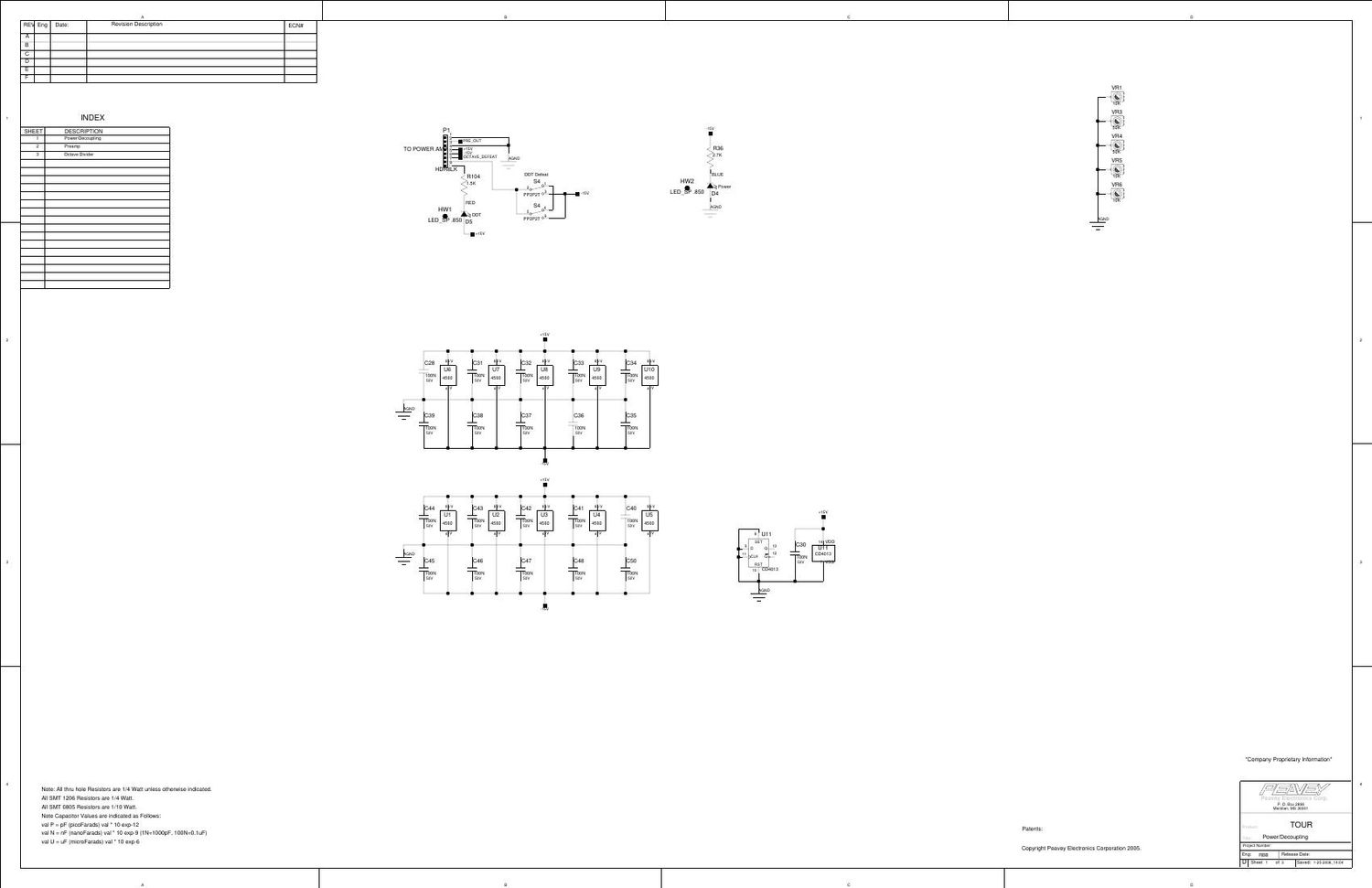 Peavey Tour Series Service Manual