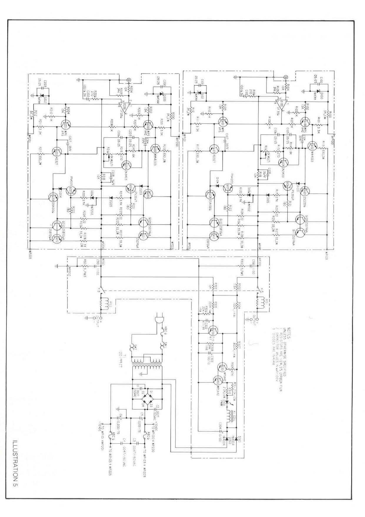 Phase Linear 300 Schematic