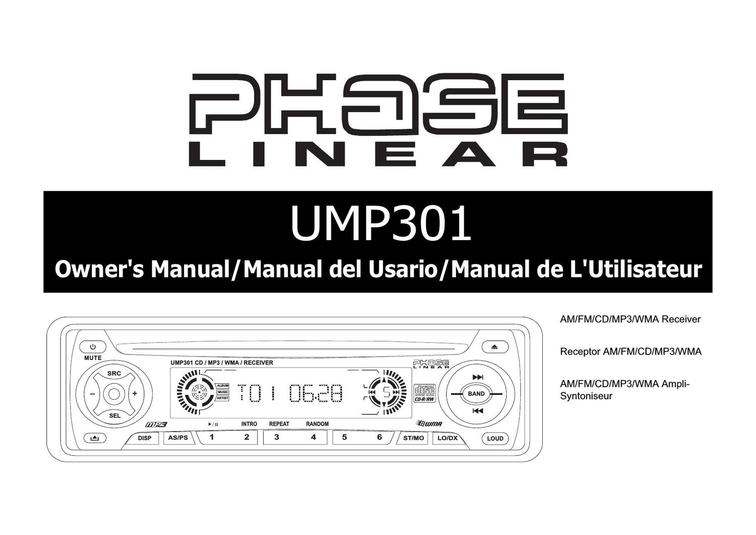 Phase Linear UMP 301 Owners Manual