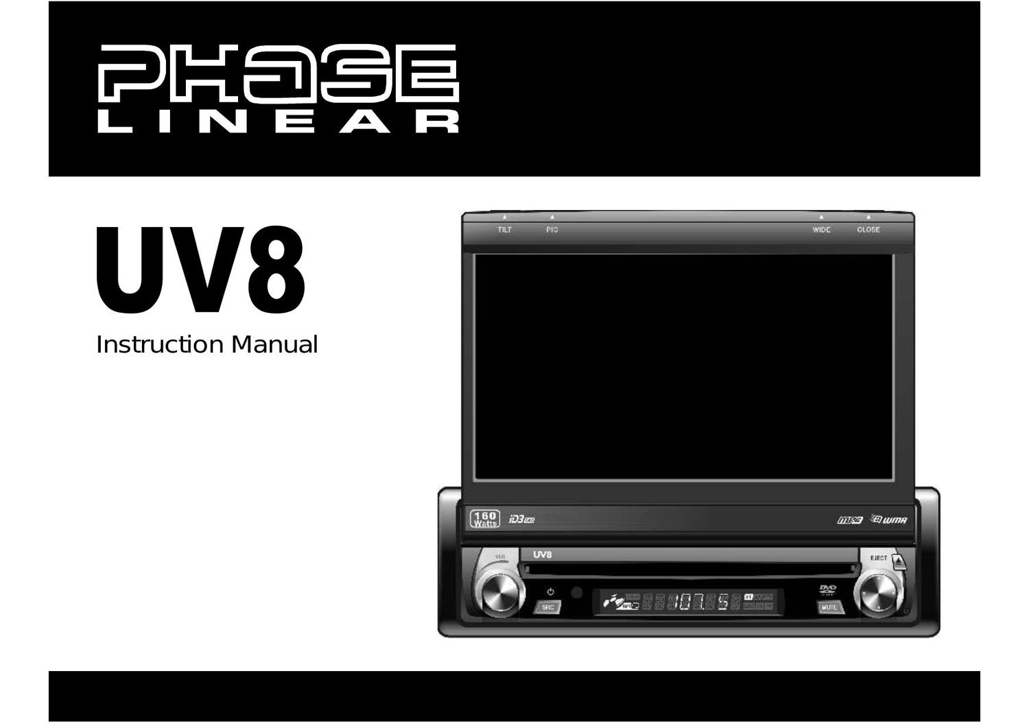 Phase Linear UV8 Owners Manual